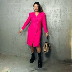 - Vintage Blazer Dress, Fits S